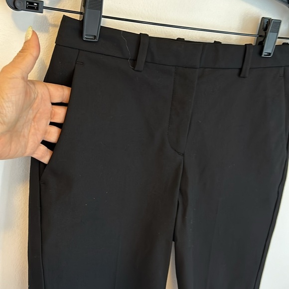 Theory Hilaria Approach Black Bermuda Shorts - Picture 3 of 5